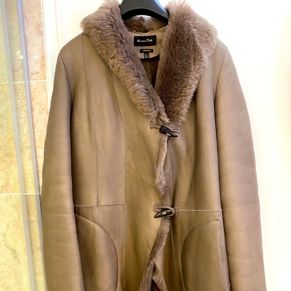Leather coat